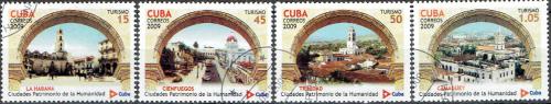 Potovn znmky Kuba 2009 Kubnsk msta UNESCO Mi# 5268-71 Kat 5.80