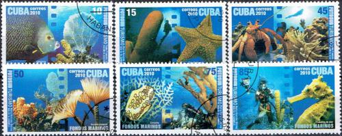 Potovn znmky Kuba 2010 Mosk fauna Mi# 5355-60