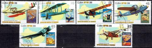 Potovn znmky Kuba 2010 Historick letadla Mi# 5386-91