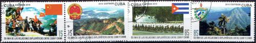 Potovn znmky Kuba 2010 Diplomatick vztahy s nou, 50. vro Mi# 5456-59