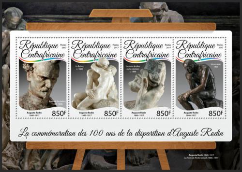 Potovn znmky SAR 2017 Umn, Auguste Rodin Mi# 6900-03 Kat 15