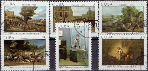 Potovn znmky Kuba 1979 Umn Mi# 2373-78