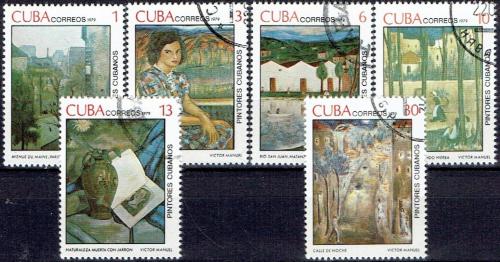 Potovn znmky Kuba 1979 Umn Mi# 2404-09