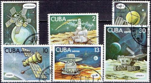 Potovn znmky Kuba 1978 Den kosmonautiky Mi# 2286-91