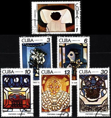 Potovn znmky Kuba 1978 Umn, Amelia Casal Mi# 2337-42