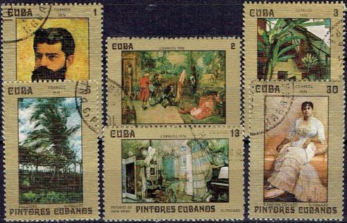 Potovn znmky Kuba 1976 Umn, Collazo Mi# 2155-60