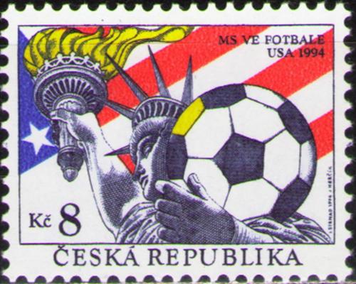 Potovn znmka esk republika 1994 MS ve fotbale Mi# 45