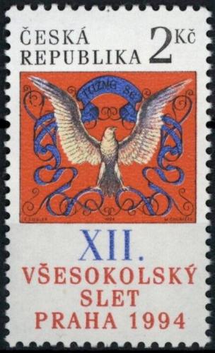 Potovn znmka esk republika 1994 Vesokolsk slet Mi# 47 - zvtit obrzek