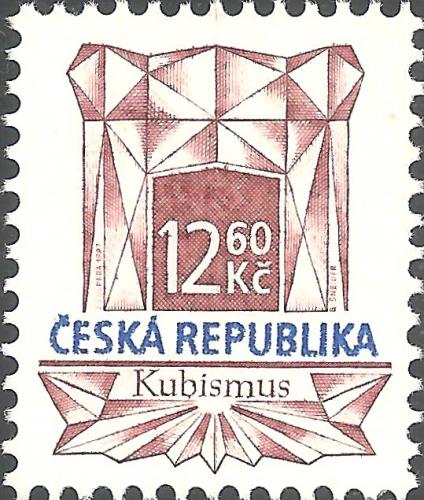 Potovn znmka esk republika 1997 Stavebn sloh - kubismus Mi# 150 - zvtit obrzek