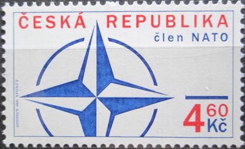 Potovn znmka esk republika 1999 Vstup do NATO Mi# 212