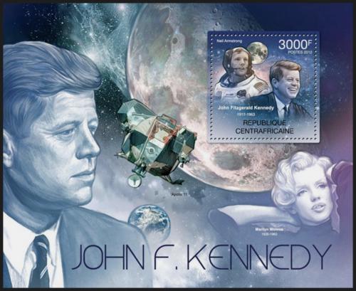 Potovn znmka SAR 2012 Prezident John F. Kennedy Mi# Block 960 Kat 14