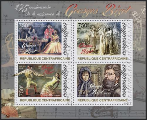 Potovn znmky SAR 2013 Georges Bizet, skladatel Mi# 3992-95 Kat 14