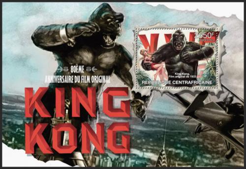 Potovn znmka SAR 2013 Film King Kong, 80. vro Mi# Block 1016 Kat 12