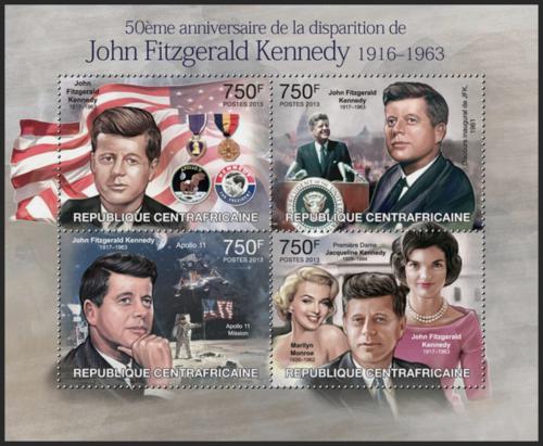 Potovn znmky SAR 2013 Prezident John F. Kennedy Mi# 4022-25 Kat 14