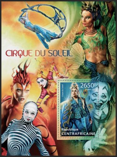 Potovn znmka SAR 2013 Cirque du Soleil Mi# Block 1046 Kat 12