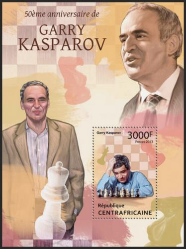 Potovn znmka SAR 2013 Garri Kasparov, achy Mi# Block 1058 Kat 14