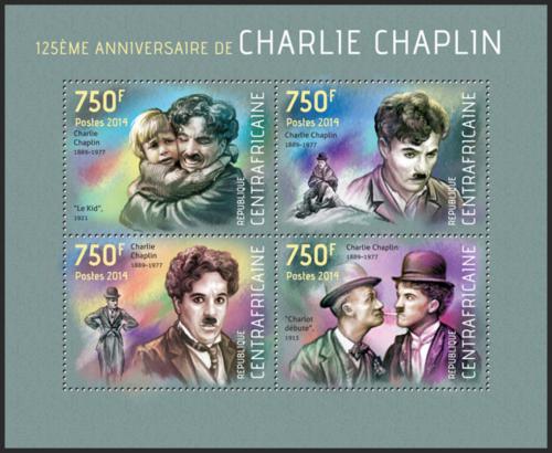 Potovn znmky SAR 2014 Charlie Chaplin Mi# 4510-13 Kat 14