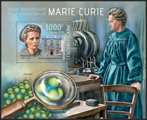 Potovn znmka SAR 2014 Marie Curie Mi# Block 1128 Kat 14