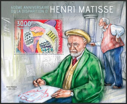 Potovn znmka SAR 2014 Umn, Henri Matisse Mi# Block 1130 Kat 14