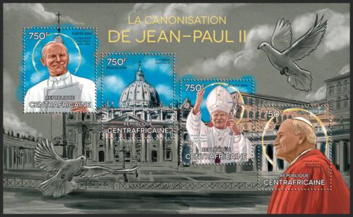 Potovn znmky SAR 2014 Pape Jan Pavel II. Mi# 4790-93 Kat 14