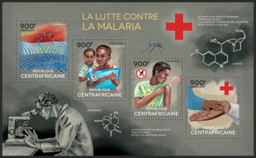Potovn znmky SAR 2014 Boj proti malrii Mi# 4855-58 Kat 16