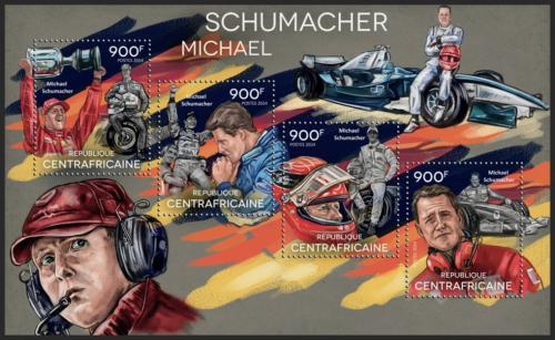 Potovn znmky SAR 2014 Formule 1, Michael Schumacher Mi# 5235-38 Kat 16