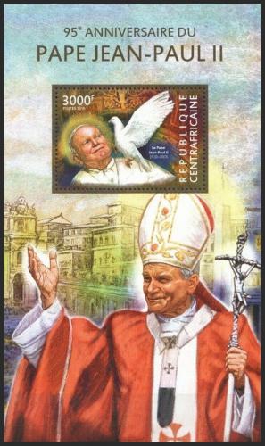 Potovn znmka SAR 2015 Pape Jan Pavel II. Mi# Block 1277 Kat 14