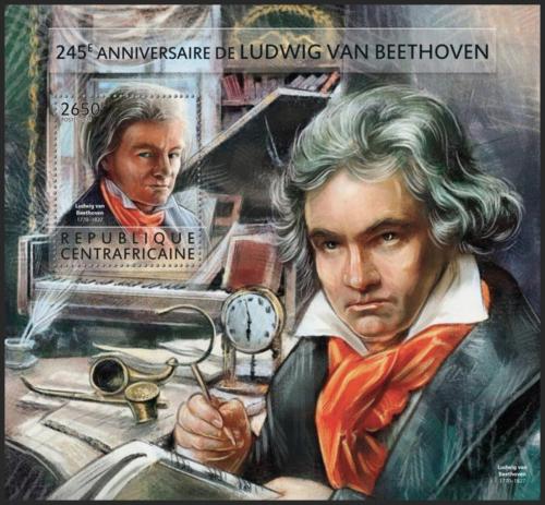 Potovn znmka SAR 2015 Ludwig van Beethoven Mi# Block 1342 Kat 12