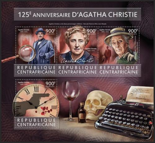 Potovn znmky SAR 2015 Agatha Christie Mi# 5665-68 Kat 16