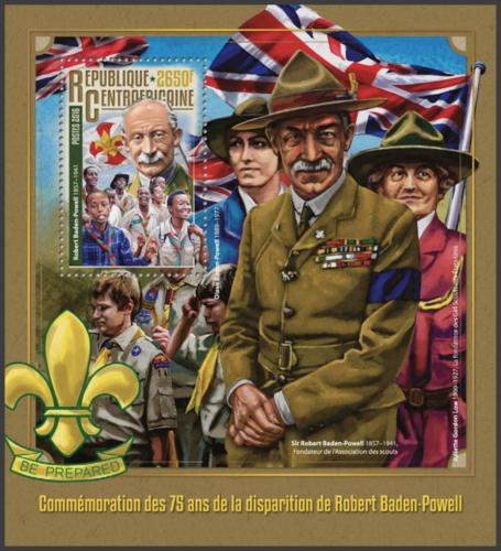 Potovn znmka SAR 2016 Robert Baden-Powell Mi# Block 1429 Kat 12