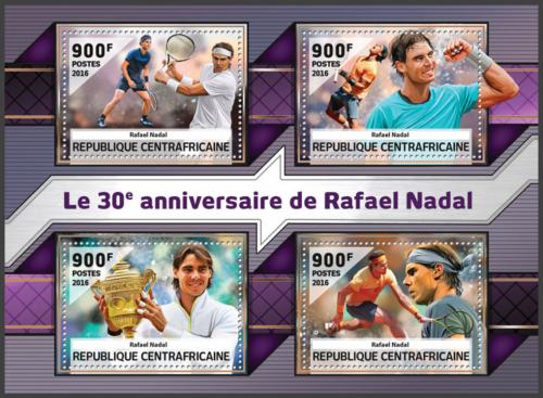 Potovn znmky SAR 2016 Rafael Nadal, tenis Mi# 6340-43 Kat 16