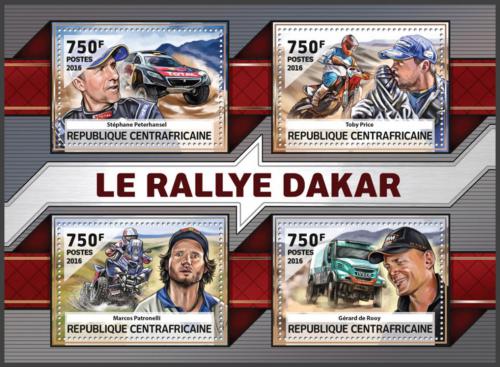 Potovn znmky SAR 2016 Rallye Dakar Mi# 6355-58 Kat 14
