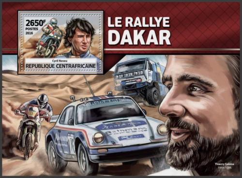 Potovn znmka SAR 2016 Rallye Dakar Mi# Block 1493 Kat 12