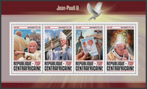 Potovn znmky SAR 2016 Pape Jan Pavel II. Mi# 6420-23 Kat 14