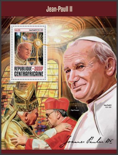 Potovn znmka SAR 2016 Pape Jan Pavel II. Mi# Block 1506 Kat 12