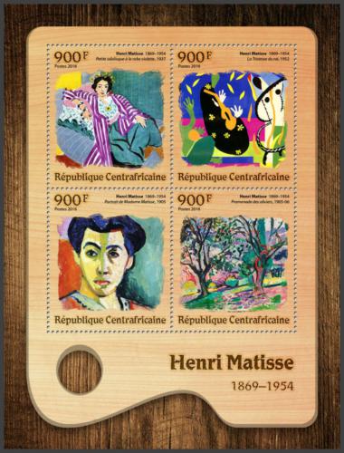 Potovn znmky SAR 2016 Umn, Henri Matisse Mi# 6490-93 Kat 16
