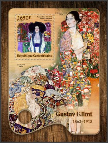 Potovn znmka SAR 2016 Umn, Gustav Klimt Mi# Block 1525 Kat 12