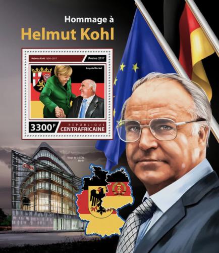 Potovn znmka SAR 2017 Helmut Kohl, nmeck kancl Mi# Block 1663 Kat 15