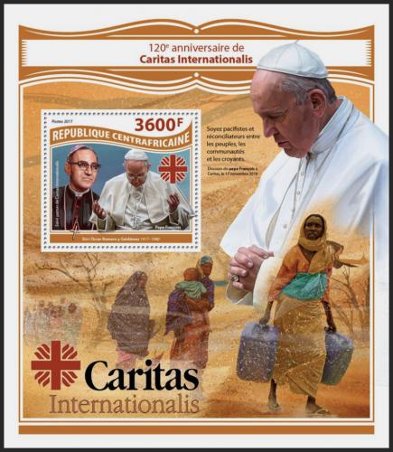 Potovn znmka SAR 2017 Caritas Internationalis, 120. vro Mi# Block 1690 Kat 16