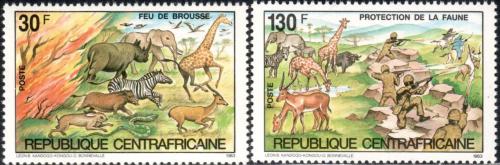 Potovn znmky SAR 1984 Africk fauna Mi# 1004-05 Kat 8.50