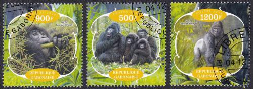 Potovn znmky Gabon 2020 Gorily 2A Mi# N/N