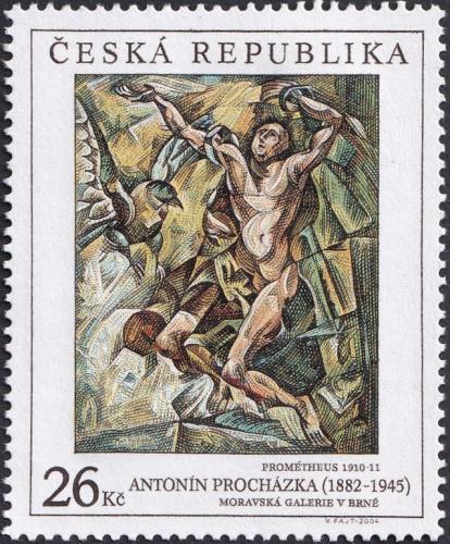 Potovn znmka esk republika 2004 Umn, Antonn Prochzka Mi# 390