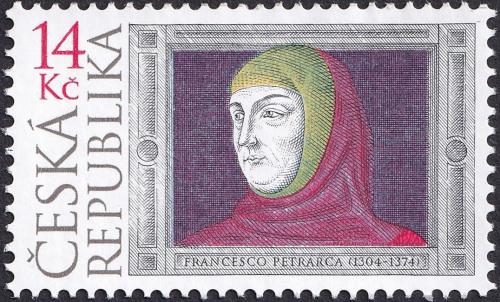 Potovn znmka esk republika 2004 Francesco Petrarca, italsk bsnk Mi# 403
