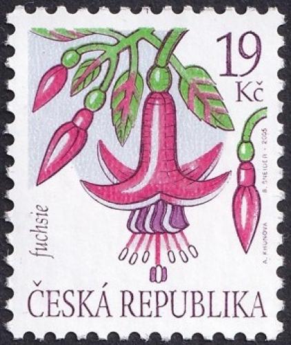 Potovn znmka esk republika 2005 Fuchsie Mi# 427 - zvtit obrzek