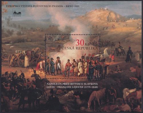 Potovn znmka esk republika 2005 Bitva u Slavkova, 200. vro Mi# Block 22