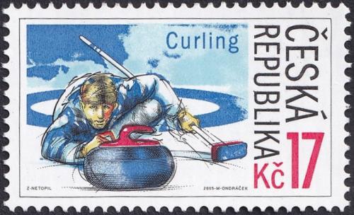 Potovn znmka esk republika 2005 Curling Mi# 450