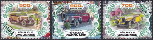 Potovn znmky Gabon 2019 Historick automobily 2A Mi# N/N