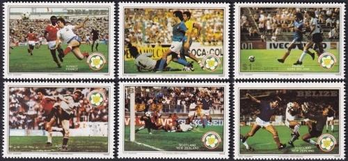 Potovn znmky Belize 1982 MS ve fotbale TOP SET Mi# 688-93 Kat 24 - zvtit obrzek