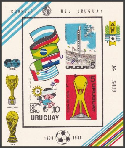 Potovn znmky Uruguay 1980 Jihoamerick pohr Mi# Block 50 B Kat 30