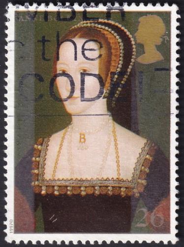 Potovn znmka Velk Britnie 1997 Anna Boleynov Mi# 1679